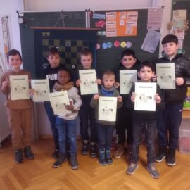 Schach-AG an der Grundschule Egenhausen