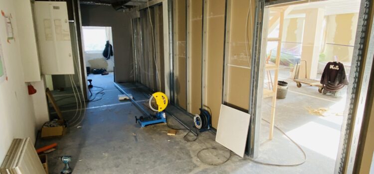 Umbau im Wolf-Gebäude Umbau im Wolf-Gebäude